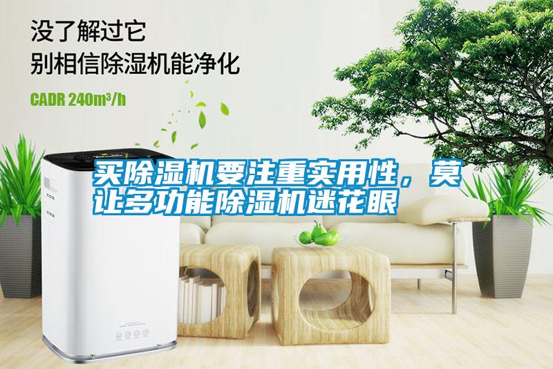 買除濕機要注重實用性，莫讓多功能除濕機迷花眼