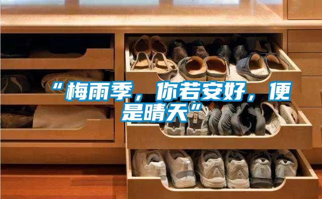 “梅雨季，你若安好，便是晴天”