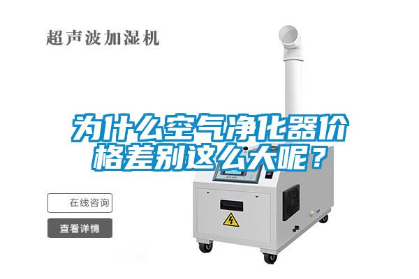 為什么空氣凈化器價(jià)格差別這么大呢？