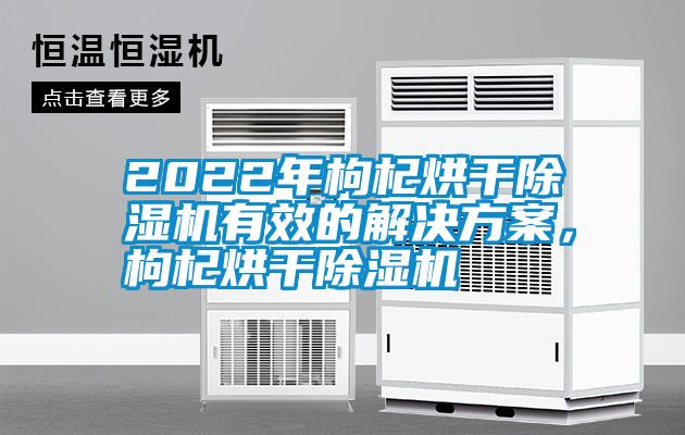 2022年枸杞烘干除濕機(jī)有效的解決方案，枸杞烘干除濕機(jī)