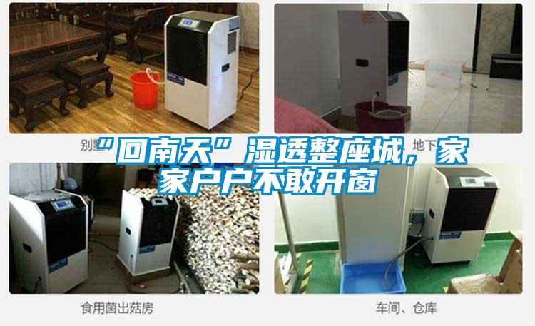 “回南天”濕透整座城，家家戶戶不敢開窗