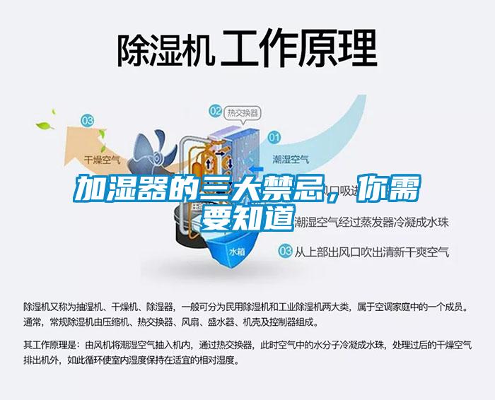 加濕器的三大禁忌，你需要知道
