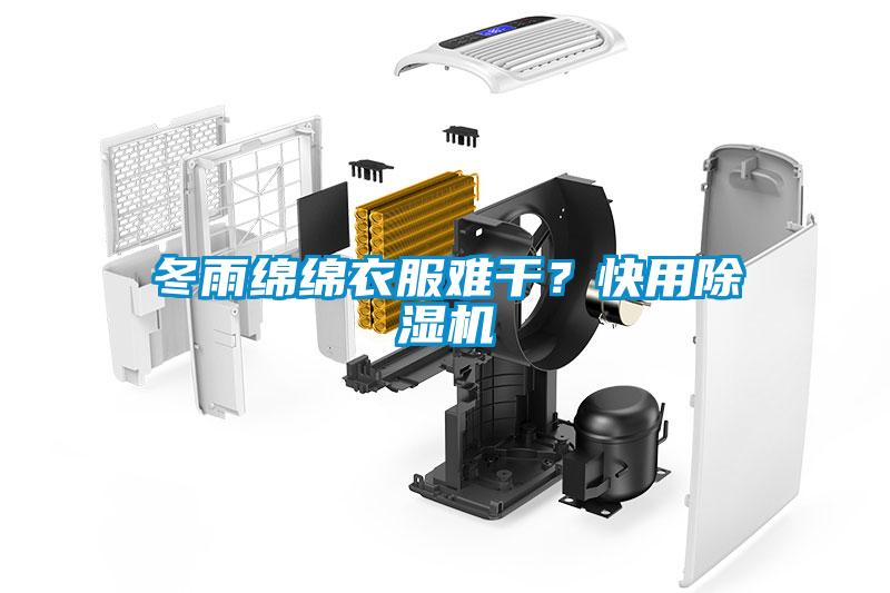 冬雨綿綿衣服難干？快用除濕機