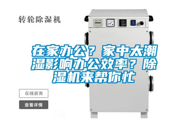 在家辦公？家中太潮濕影響辦公效率？除濕機(jī)來幫你忙