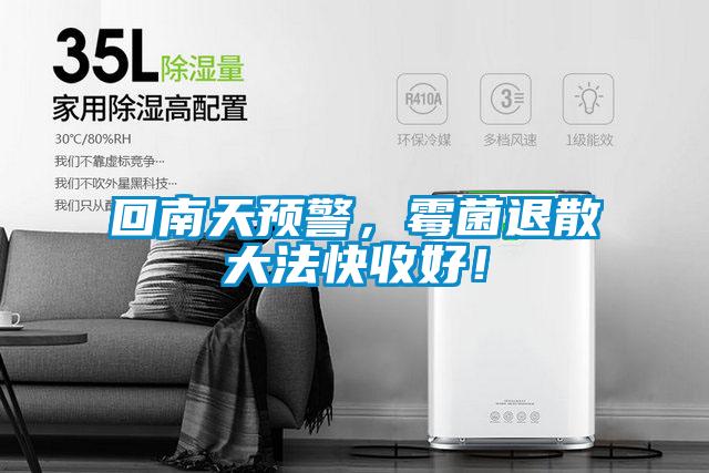 回南天預(yù)警，霉菌退散大法快收好！
