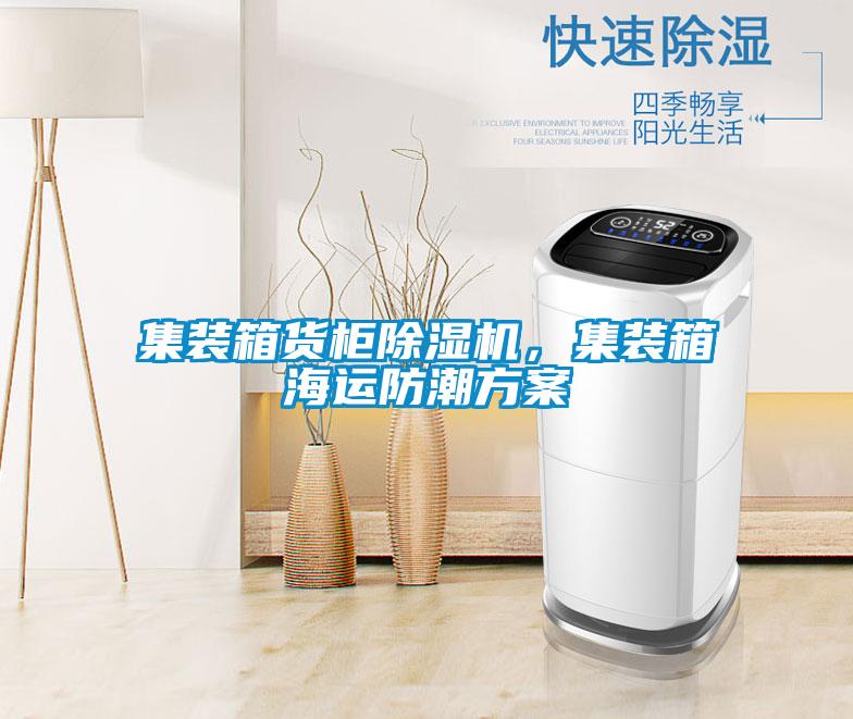 集裝箱貨柜除濕機(jī)，集裝箱海運(yùn)防潮方案