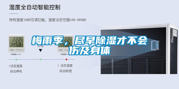 梅雨季，盡早除濕才不會傷及身體