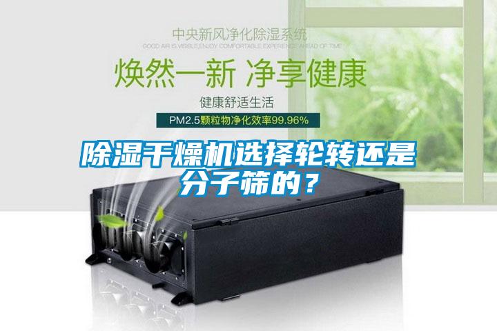 除濕干燥機選擇輪轉(zhuǎn)還是分子篩的？
