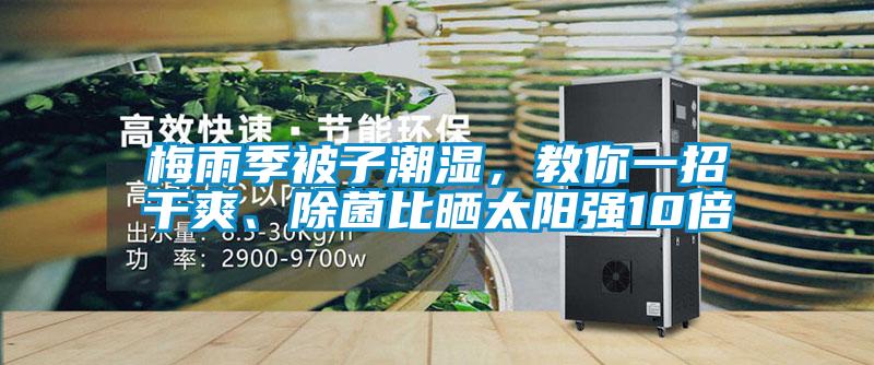 梅雨季被子潮濕，教你一招干爽、除菌比曬太陽強(qiáng)10倍