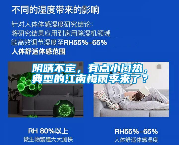 陰晴不定，有點小悶熱，典型的江南梅雨季來了？