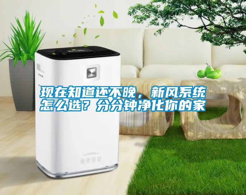 現(xiàn)在知道還不晚，新風(fēng)系統(tǒng)怎么選？分分鐘凈化你的家