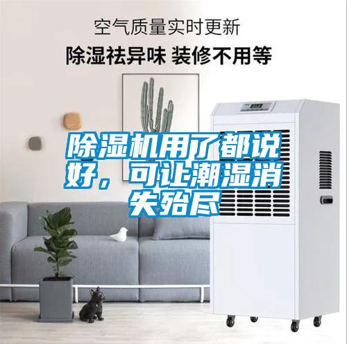 除濕機(jī)用了都說好，可讓潮濕消失殆盡