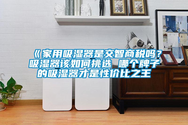 《家用吸濕器是交智商稅嗎？吸濕器該如何挑選 哪個牌子的吸濕器才是性價比之王