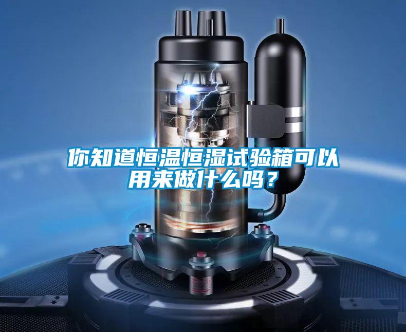 你知道恒溫恒濕試驗(yàn)箱可以用來做什么嗎？