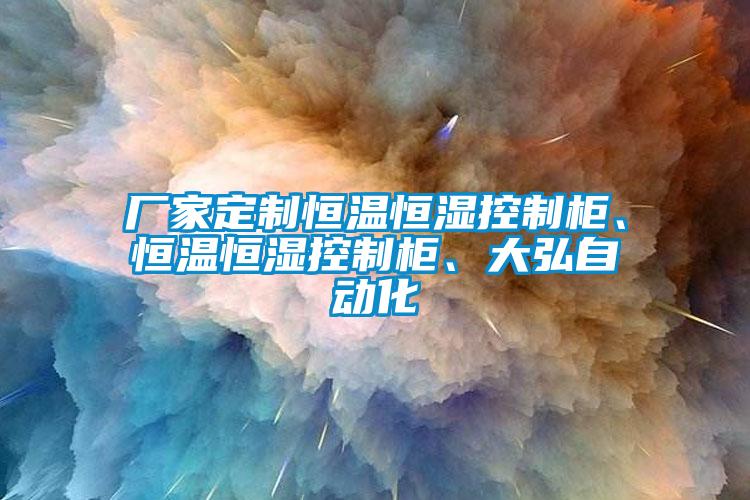 廠家定制恒溫恒濕控制柜、恒溫恒濕控制柜、大弘自動化