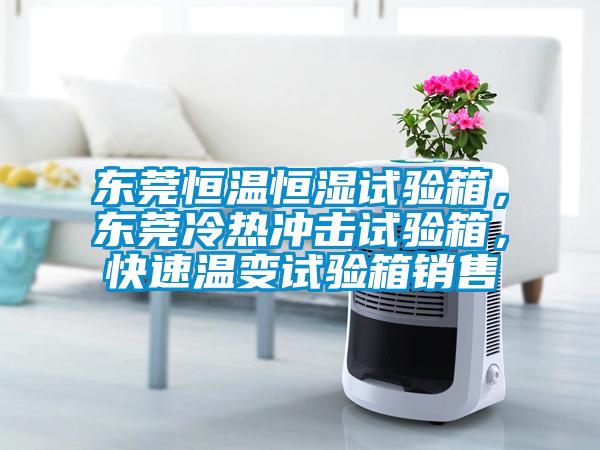 東莞恒溫恒濕試驗箱，東莞冷熱沖擊試驗箱，快速溫變試驗箱銷售