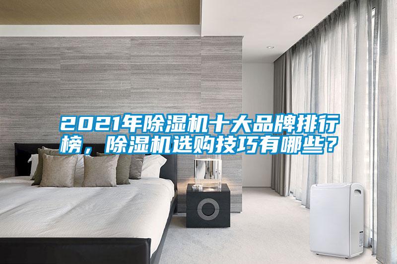 2021年除濕機十大品牌排行榜，除濕機選購技巧有哪些？