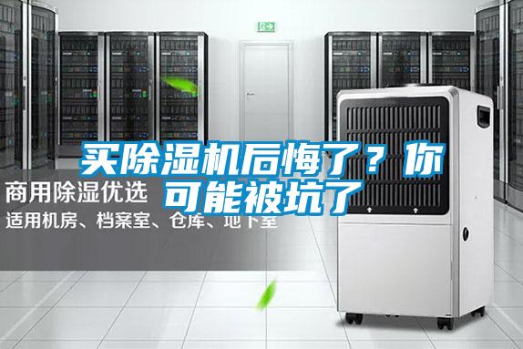 買除濕機后悔了？你可能被坑了