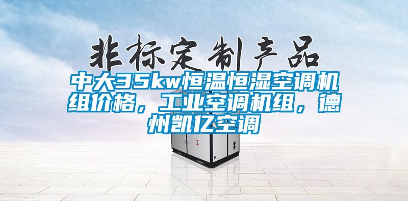 中大35kw恒溫恒濕空調(diào)機組價格，工業(yè)空調(diào)機組，德州凱億空調(diào)