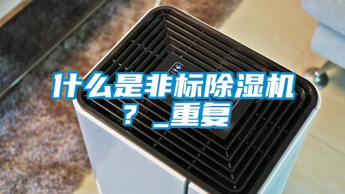 什么是非標(biāo)除濕機(jī)？_重復(fù)