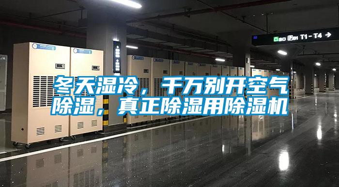冬天濕冷，千萬別開空氣除濕，真正除濕用除濕機