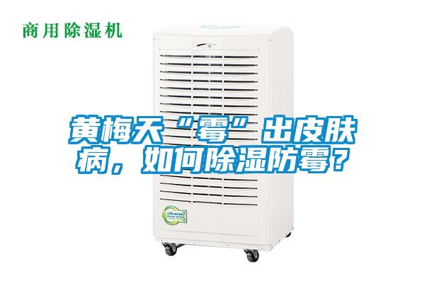 黃梅天“霉”出皮膚病，如何除濕防霉？
