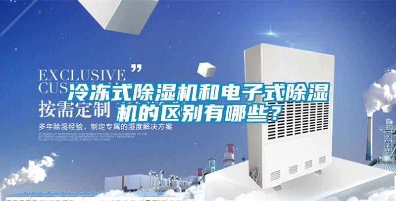 冷凍式除濕機和電子式除濕機的區(qū)別有哪些？