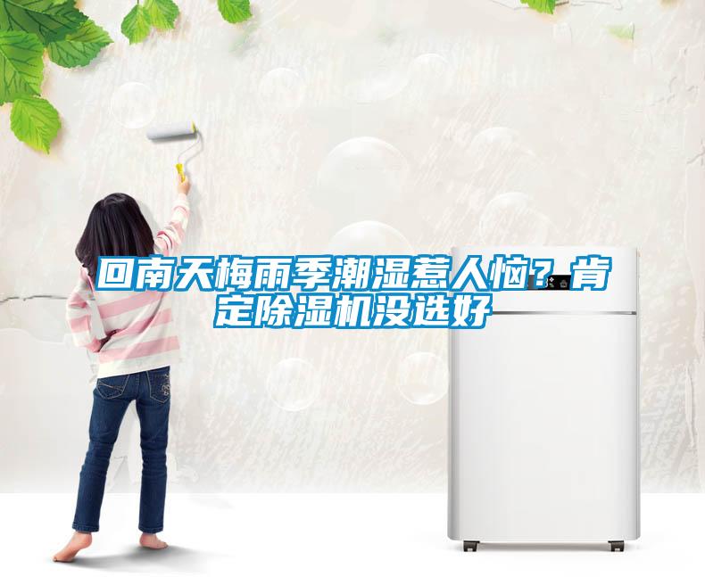 回南天梅雨季潮濕惹人惱？肯定除濕機(jī)沒選好