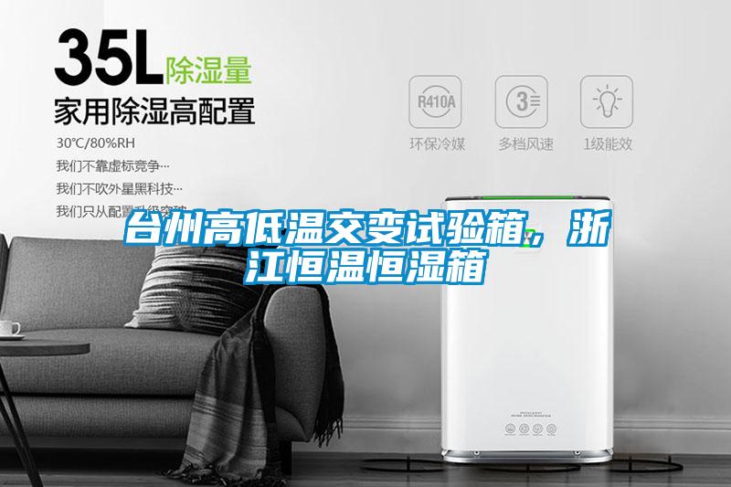 臺州高低溫交變試驗箱，浙江恒溫恒濕箱