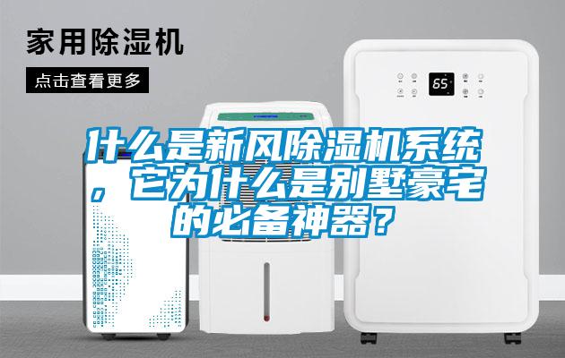 什么是新風(fēng)除濕機(jī)系統(tǒng)，它為什么是別墅豪宅的必備神器？