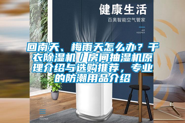 回南天、梅雨天怎么辦？干衣除濕機(jī)／房間抽濕機(jī)原理介紹與選購(gòu)?fù)扑]，專業(yè)的防潮用品介紹