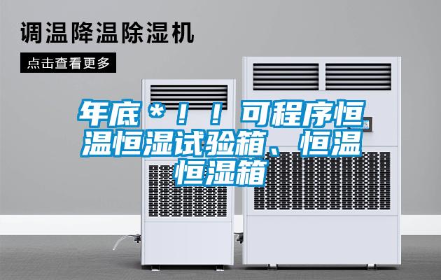 年底＊！！可程序恒溫恒濕試驗箱、恒溫恒濕箱