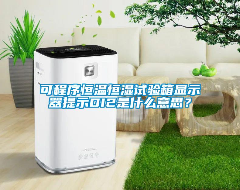 可程序恒溫恒濕試驗(yàn)箱顯示器提示DI2是什么意思？