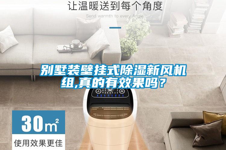 別墅裝壁掛式除濕新風(fēng)機(jī)組,真的有效果嗎？
