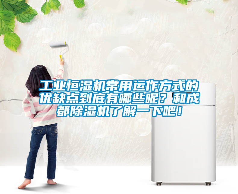 工業(yè)恒濕機常用運作方式的優(yōu)缺點到底有哪些呢？和成都除濕機了解一下吧！
