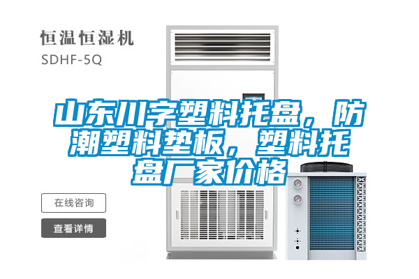 山東川字塑料托盤，防潮塑料墊板，塑料托盤廠家價格