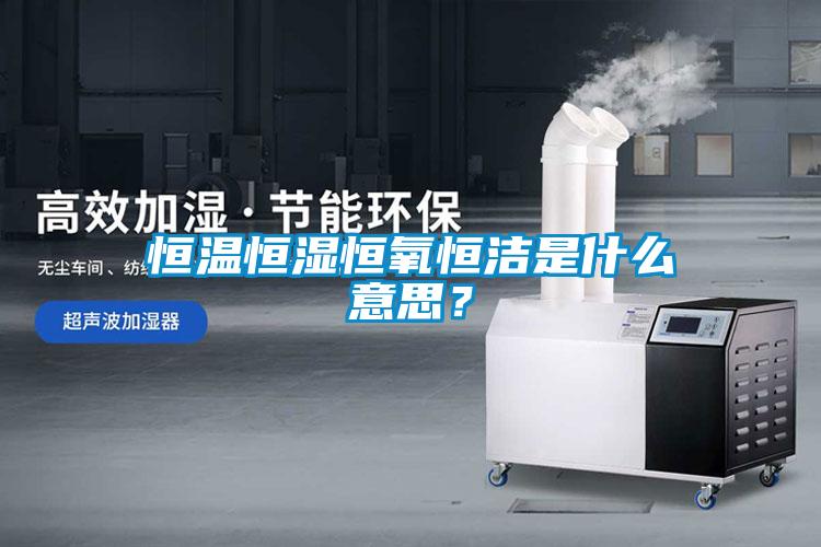 恒溫恒濕恒氧恒潔是什么意思？