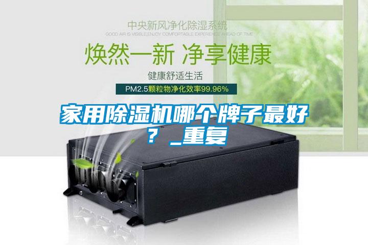 家用除濕機哪個牌子最好？_重復(fù)