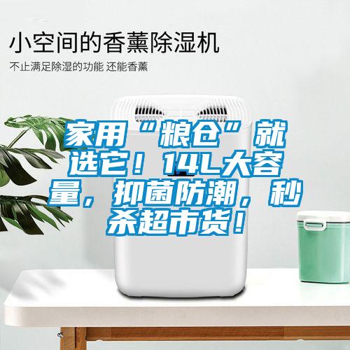 家用“糧倉”就選它！14L大容量，抑菌防潮，秒殺超市貨！