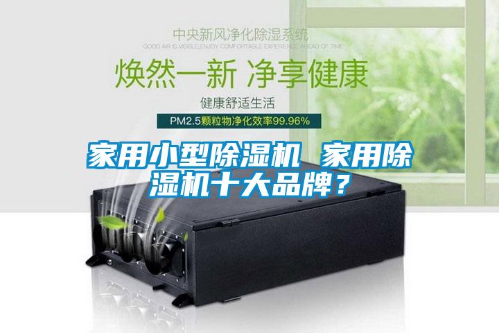 家用小型除濕機 家用除濕機十大品牌？