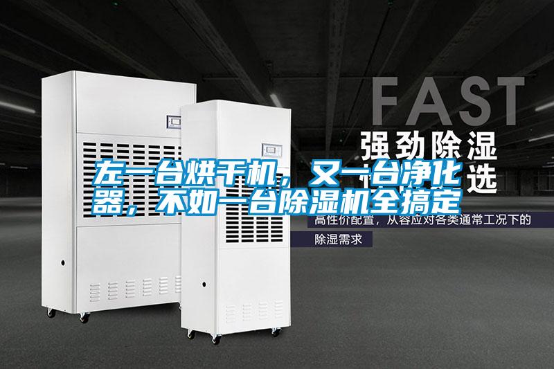 左一臺烘干機，又一臺凈化器，不如一臺除濕機全搞定