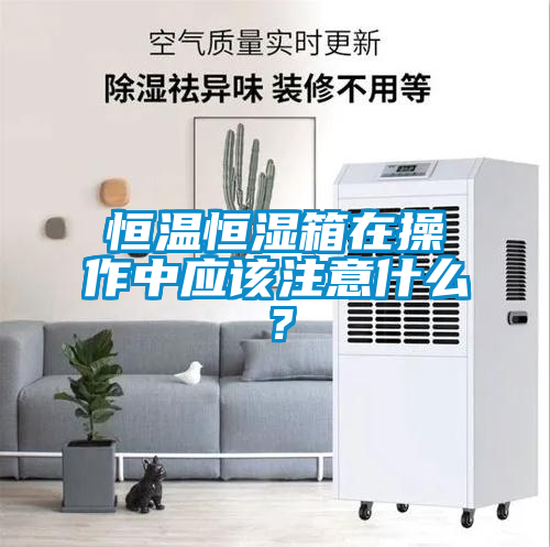 恒溫恒濕箱在操作中應(yīng)該注意什么？