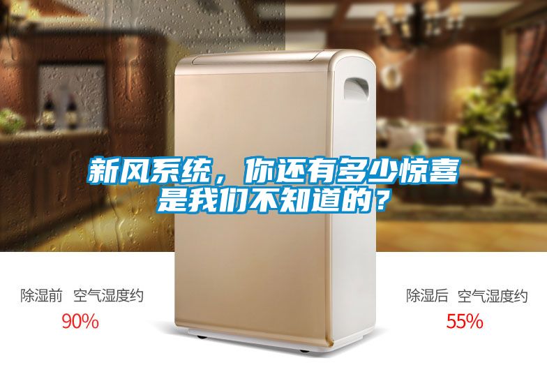 新風系統(tǒng)，你還有多少驚喜是我們不知道的？