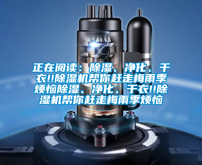 正在閱讀：除濕、凈化、干衣!!除濕機幫你趕走梅雨季煩惱除濕、凈化、干衣!!除濕機幫你趕走梅雨季煩惱