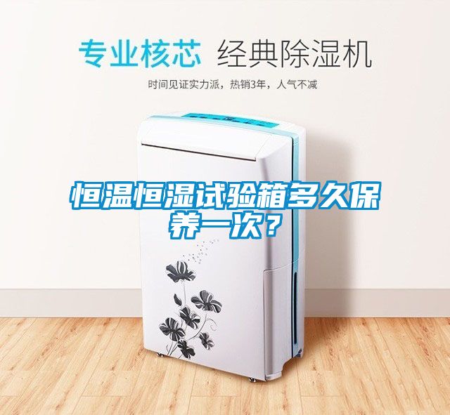 恒溫恒濕試驗箱多久保養(yǎng)一次？