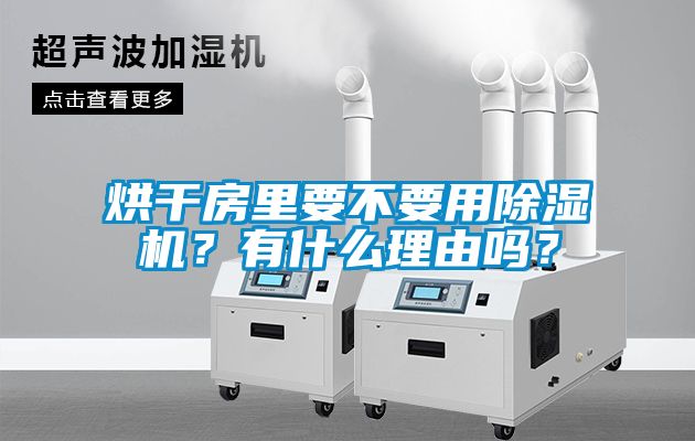 烘干房里要不要用除濕機(jī)？有什么理由嗎？