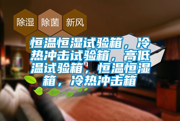恒溫恒濕試驗(yàn)箱，冷熱沖擊試驗(yàn)箱，高低溫試驗(yàn)箱，恒溫恒濕箱，冷熱沖擊箱