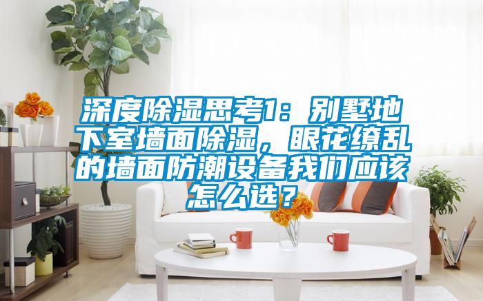 深度除濕思考1：別墅地下室墻面除濕，眼花繚亂的墻面防潮設備我們應該怎么選？