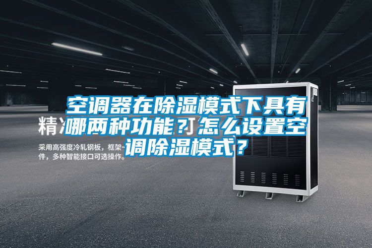 空調(diào)器在除濕模式下具有哪兩種功能？怎么設(shè)置空調(diào)除濕模式？