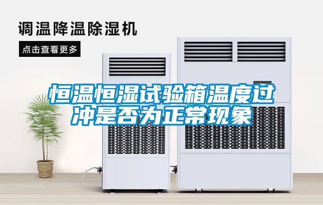 恒溫恒濕試驗箱溫度過沖是否為正?，F(xiàn)象